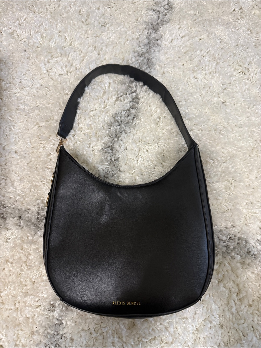 Alexis Bender Black Hobo Shoulder Bag